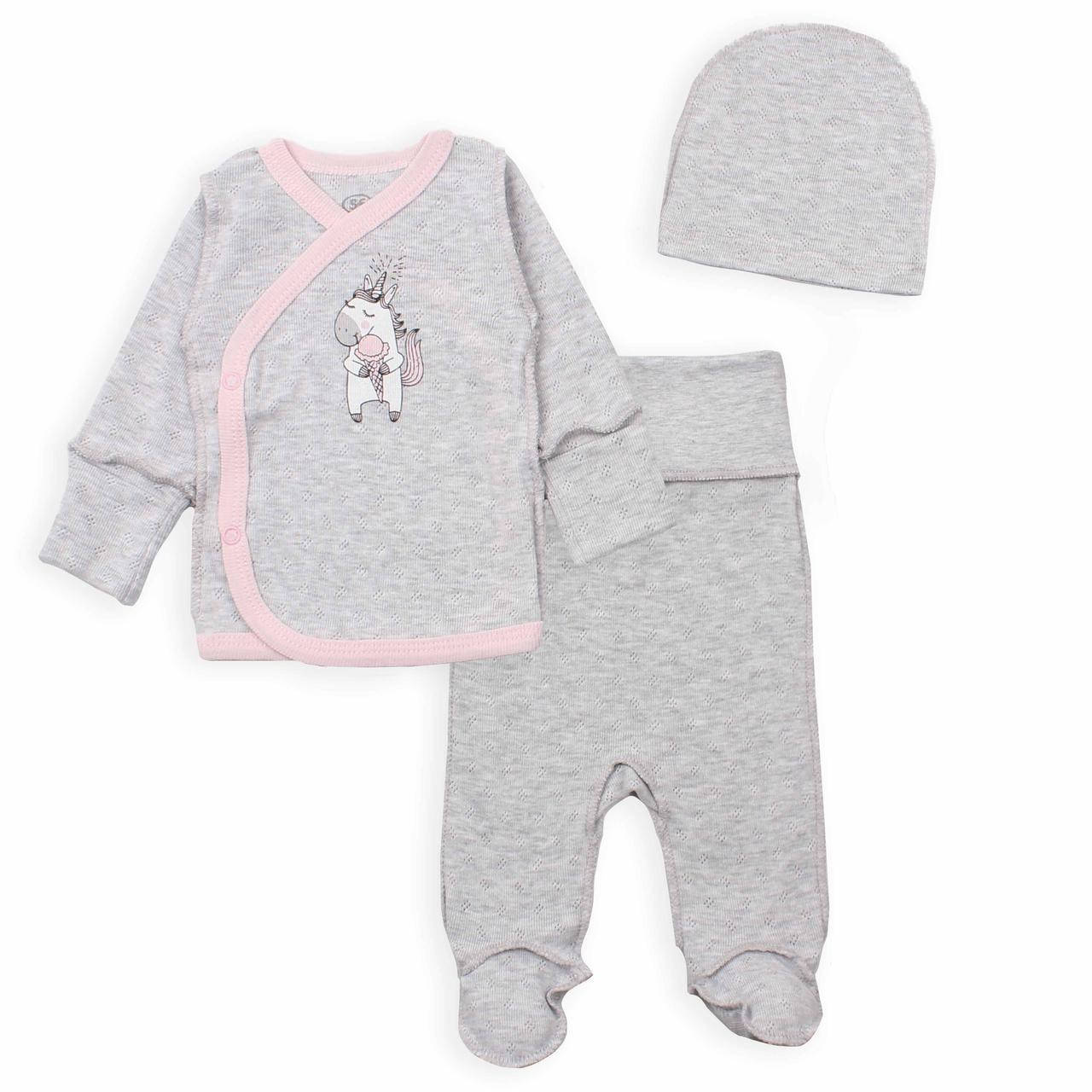 Комплект ясельный Фламинго из трех предметов Рожева стрічка, 56, Демисезонный 
Комплект ясельный Фламинго из трех предметов Рожева стрічка, 56, Демисезонный