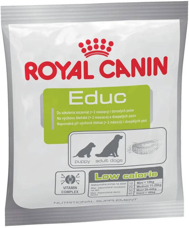 Royal Canin Educ Canine (Роял Канин Едук Канин) лакомство для собак и щенков для поощрения при дрессировке
Royal Canin Educ Canine (Роял Канин Едук Канин) лакомство для собак и щенков для поощрения при дрессировке