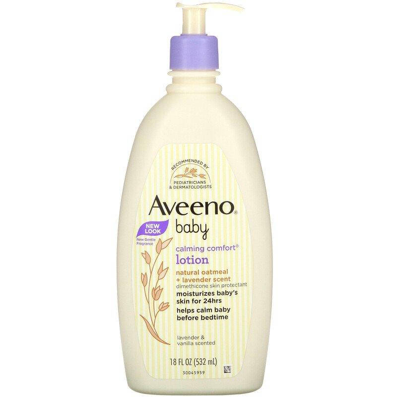 Детский успокаивающий лосьон для тела с ароматом лаванды и ванили Авино Aveeno Calming Comfort, США, 532 мл
Детский успокаивающий лосьон для тела с ароматом лаванды и ванили Авино Aveeno Calming Comfort, США, 532 мл