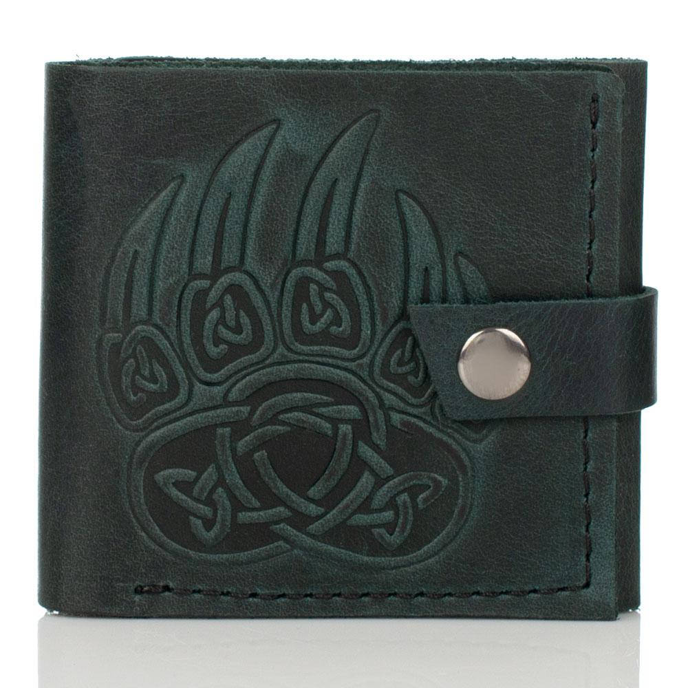 Кожаный маленький кошелек портмоне ручной работы KAFA "Медвежья лапа" зеленый (2615), Зелёный
Кожаный маленький кошелек портмоне ручной работы KAFA "Медвежья лапа" зеленый (2615), Зелёный