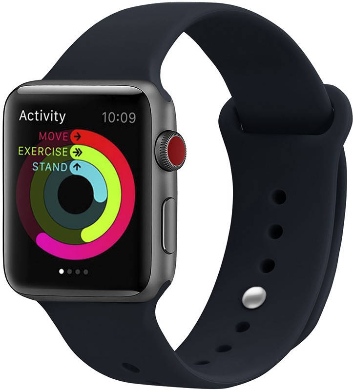 Ремешок UWatch Silicone Strap for Apple Watch 42/44 mm Blue Cobalt 
Ремешок UWatch Silicone Strap for Apple Watch 42/44 mm Blue Cobalt