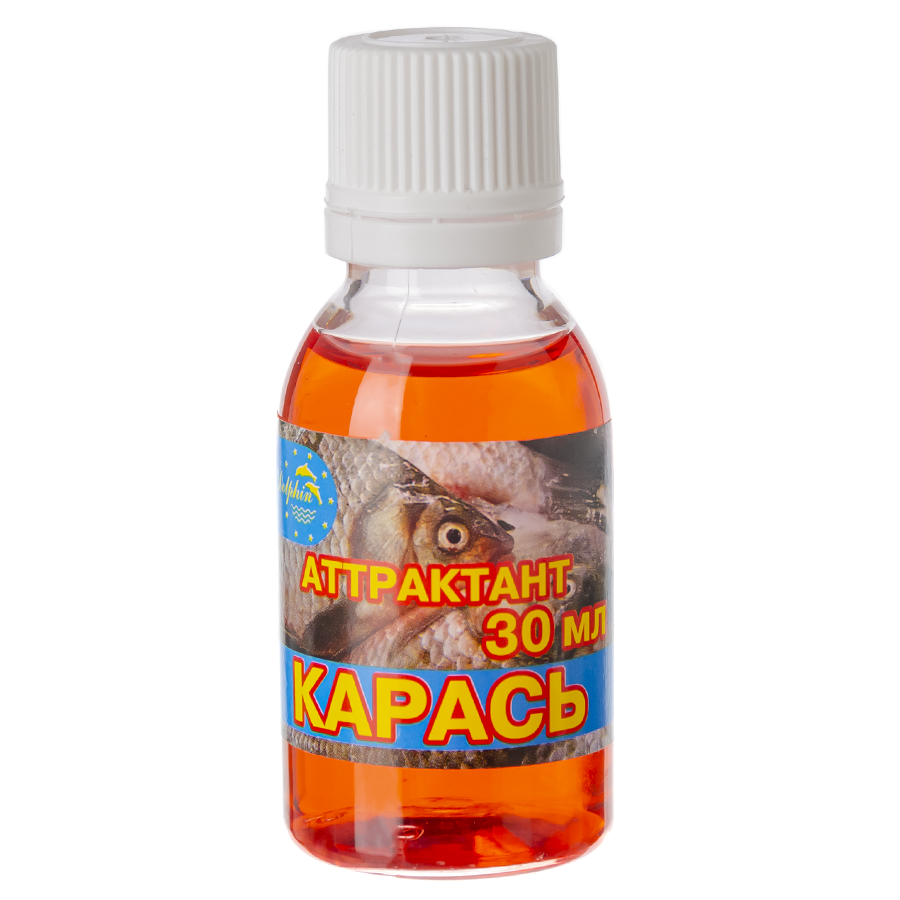 Капли Dolphin (аттрактант) карась 30ml 
Капли Dolphin (аттрактант) карась 30ml