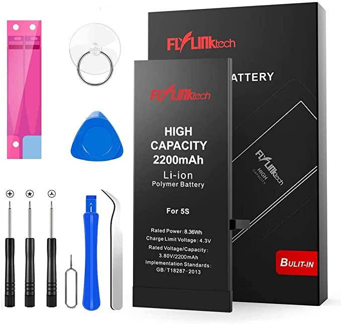 Аккумулятор FLYLINKTECH для iPhone 5S SE высокой емкости 1850 мАч
Аккумулятор FLYLINKTECH для iPhone 5S SE высокой емкости 1850 мАч