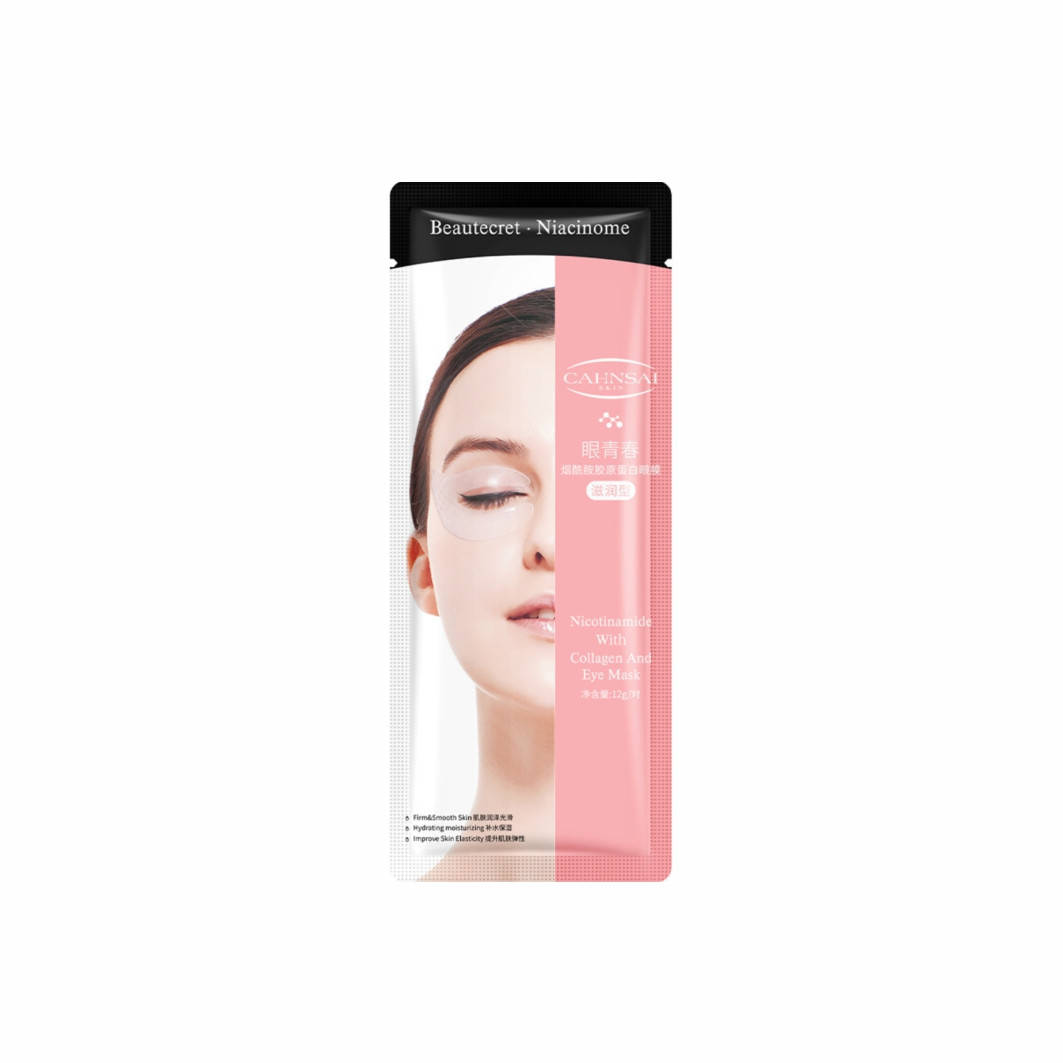 Одноразовые гидрогелевые патчи для глаз Cahnsai Nicotinamide and Collagen Eye Mask
Одноразовые гидрогелевые патчи для глаз Cahnsai Nicotinamide and Collagen Eye Mask