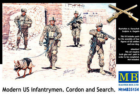 Современные пехотинцы США. Набор пластиковых фигур в масштабе 1/35. MASTER BOX 35154
Современные пехотинцы США. Набор пластиковых фигур в масштабе 1/35. MASTER BOX 35154