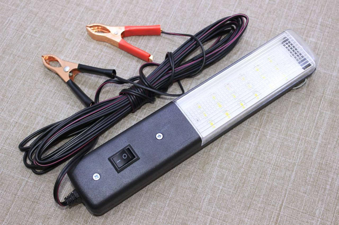 Автомобильная переноска светодиодная крокодилы 12 вольт, Черный
Автомобильная переноска светодиодная крокодилы 12 вольт, Черный