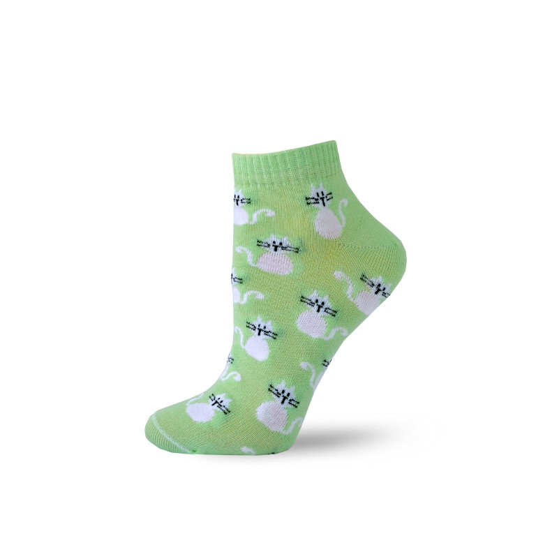 Носки короткие женские с рисунком котика Twinsocks р-21-23(35-37),23-25(38-40) ментол, серый, розовый, Разные цвета
Носки короткие женские с рисунком котика Twinsocks р-21-23(35-37),23-25(38-40) ментол, серый, розовый, Разные цвета