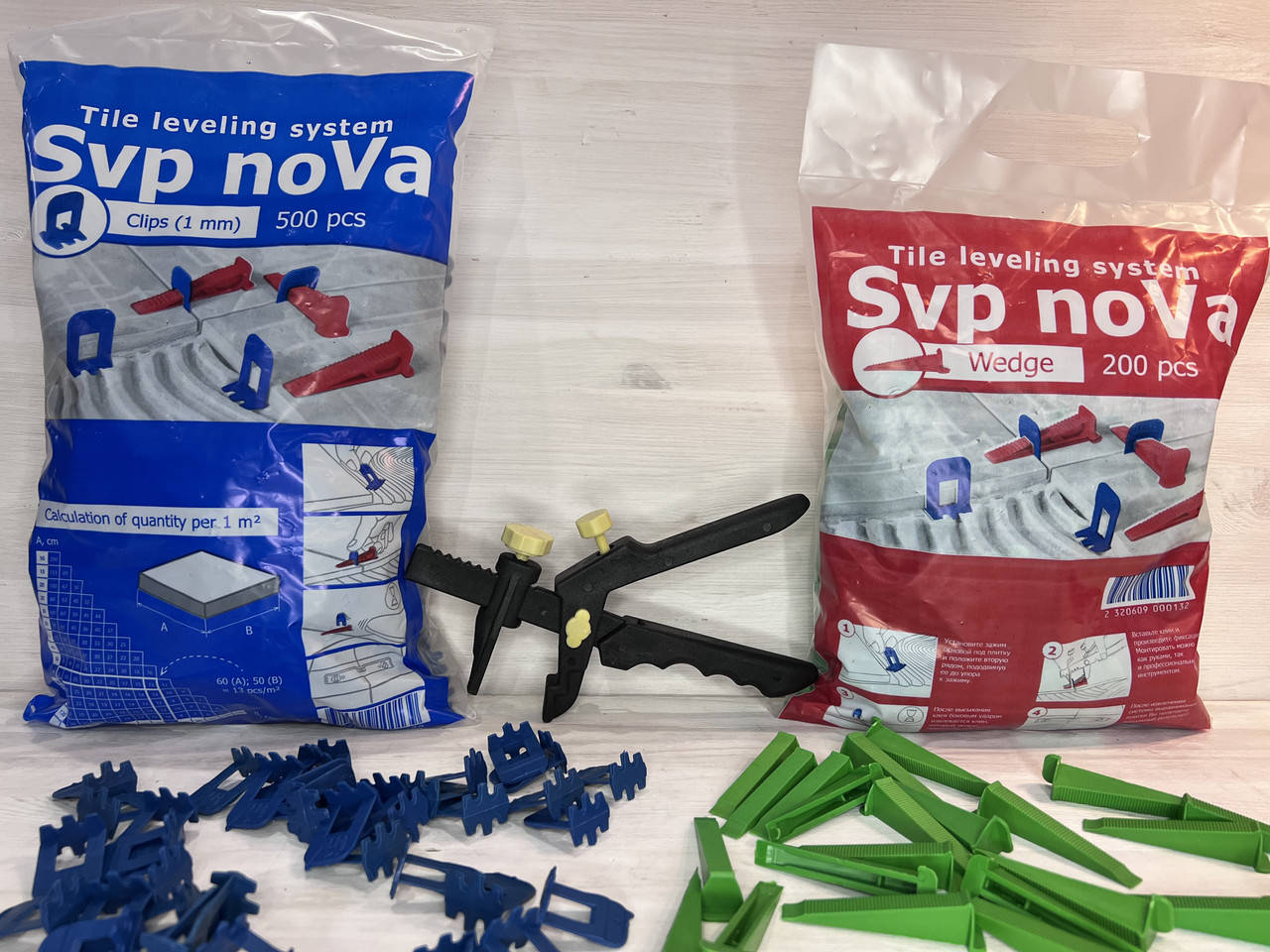 АКЦИЯ Система выравнивания (укладки) плитки СВП NOVA 200 клиньев, 500 зажимов 1 мм, 1 пластиковый инструмент
АКЦИЯ Система выравнивания (укладки) плитки СВП NOVA 200 клиньев, 500 зажимов 1 мм, 1 пластиковый инструмент