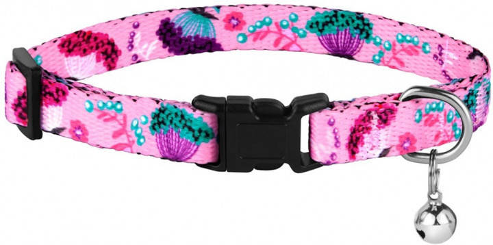 Ошейник для котов BronzeDog Urban Floral с пластиковой пряжкой и колокольчиком XS Розовый (49/1407/Т)
Ошейник для котов BronzeDog Urban Floral с пластиковой пряжкой и колокольчиком XS Розовый (49/1407/Т)