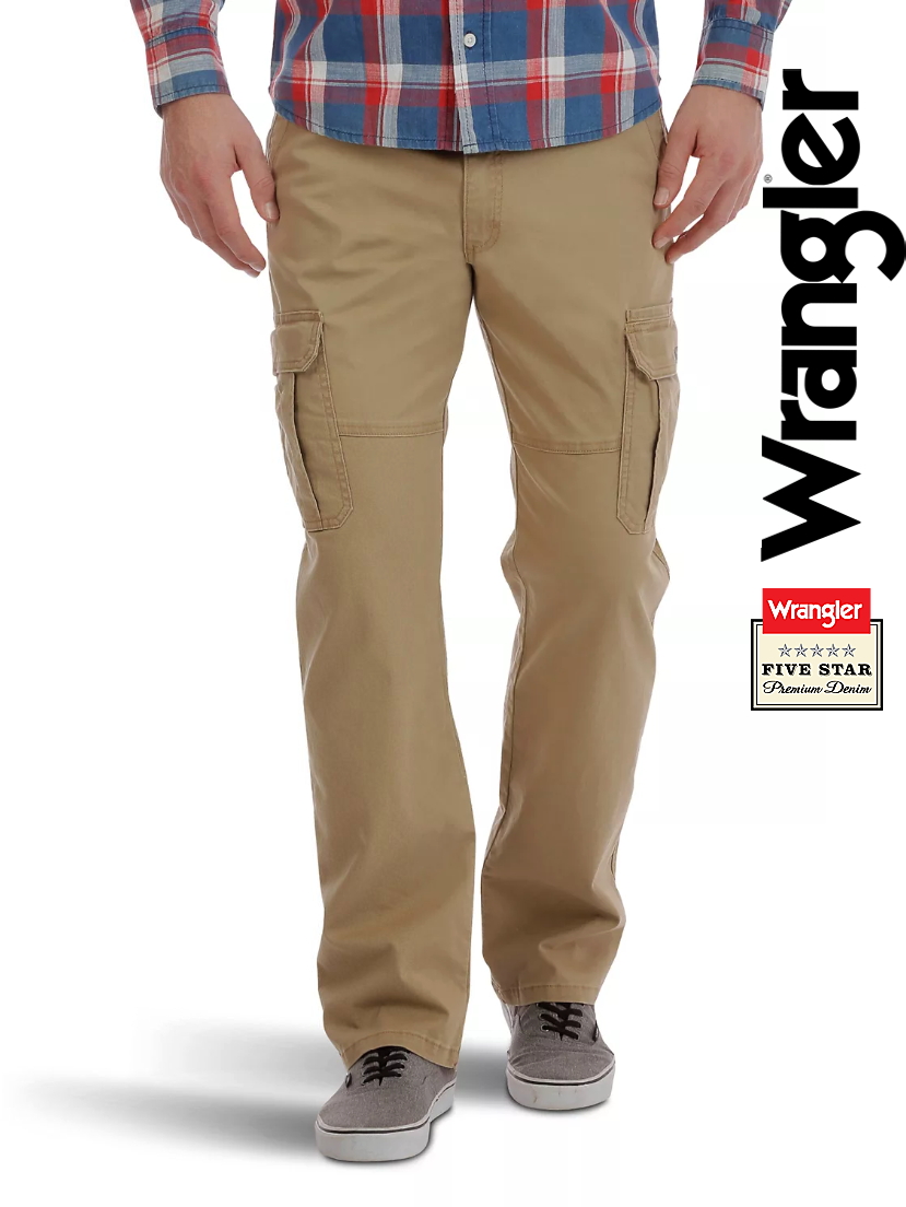 Брюки карго мужские Wrangler® ZM7 Five Star Flex / Песочный цвет / Свободный крой / прямая штанина/ из США W36, L32
Брюки карго мужские Wrangler® ZM7 Five Star Flex / Песочный цвет / Свободный крой / прямая штанина/ из США W36, L32