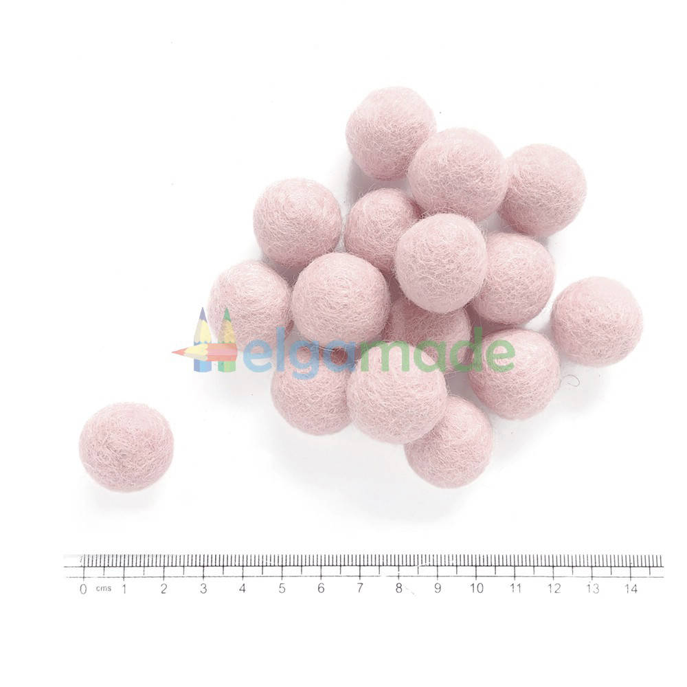 Шарик из шерсти ПЫЛЬНЫЙ БЛЕДНО-РОЗОВЫЙ, 2 см, 1 шт
Шарик из шерсти ПЫЛЬНЫЙ БЛЕДНО-РОЗОВЫЙ, 2 см, 1 шт