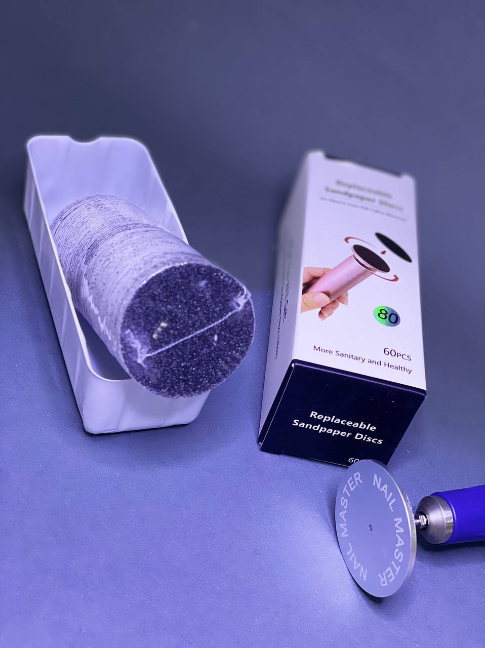 Диск для аппаратного педикюра и сменные файлы 80 грит 60шт
Диск для аппаратного педикюра и сменные файлы 80 грит 60шт