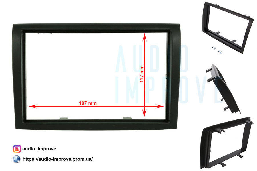 Перехідна рамка 2Дін 2Din Fiat Ducato Boxer Jumper Дукато Боксер під android
Перехідна рамка 2Дін 2Din Fiat Ducato Boxer Jumper Дукато Боксер під android