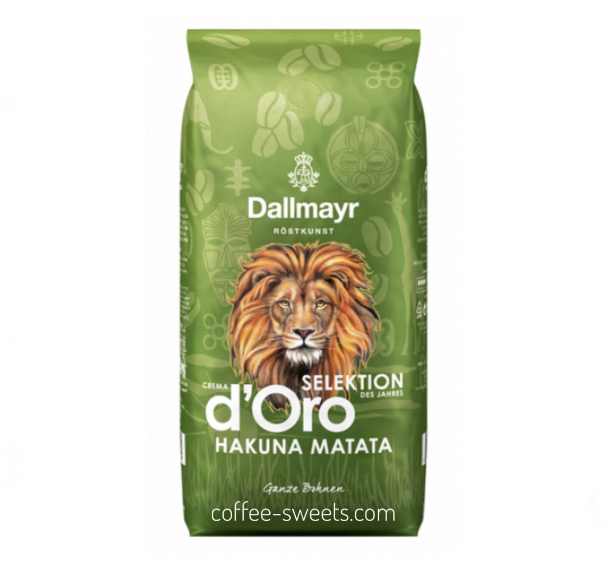 Кофе зерновой Dallmayr Crema d'Oro Selektion Hakuna Matata 1 кг
Кофе зерновой Dallmayr Crema d'Oro Selektion Hakuna Matata 1 кг