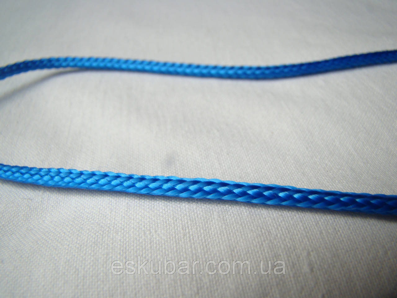 Шнур текстильный, диаметр 3 мм, "василёк", Синий 
Шнур текстильный, диаметр 3 мм, "василёк", Синий