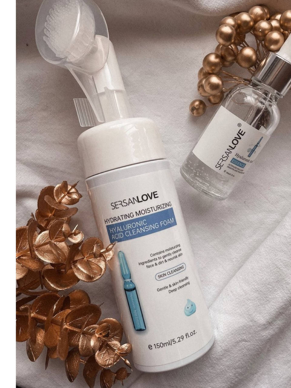 Пенка мусс для умывания Sersanlove Hyaluronic Acid с щеточкой 150 g (гиалуроновая кислота)
Пенка мусс для умывания Sersanlove Hyaluronic Acid с щеточкой 150 g (гиалуроновая кислота)