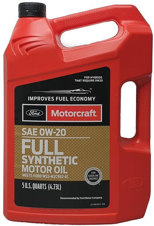 Оригинальное моторное масло Ford Motorcraft Full Synthetic 0W-20 SP/GF-6 4.73 л. Ford WSS-M2C 962-A1
Оригинальное моторное масло Ford Motorcraft Full Synthetic 0W-20 SP/GF-6 4.73 л. Ford WSS-M2C 962-A1