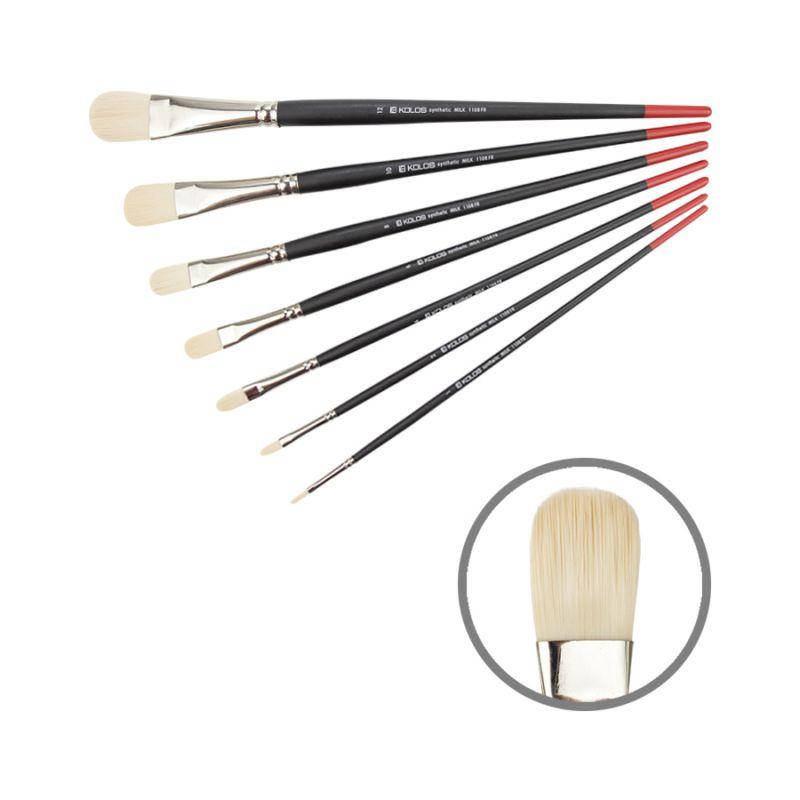 Синтетика овальная Milk 1108FR, № 8, д.р. кисть KOLOS
Синтетика овальная Milk 1108FR, № 8, д.р. кисть KOLOS