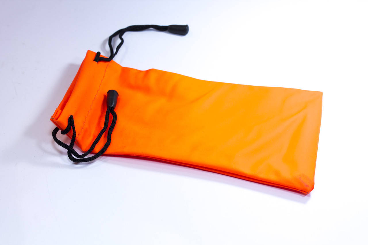 Мешочек для хранения очков оранжевый 
Мешочек для хранения очков оранжевый