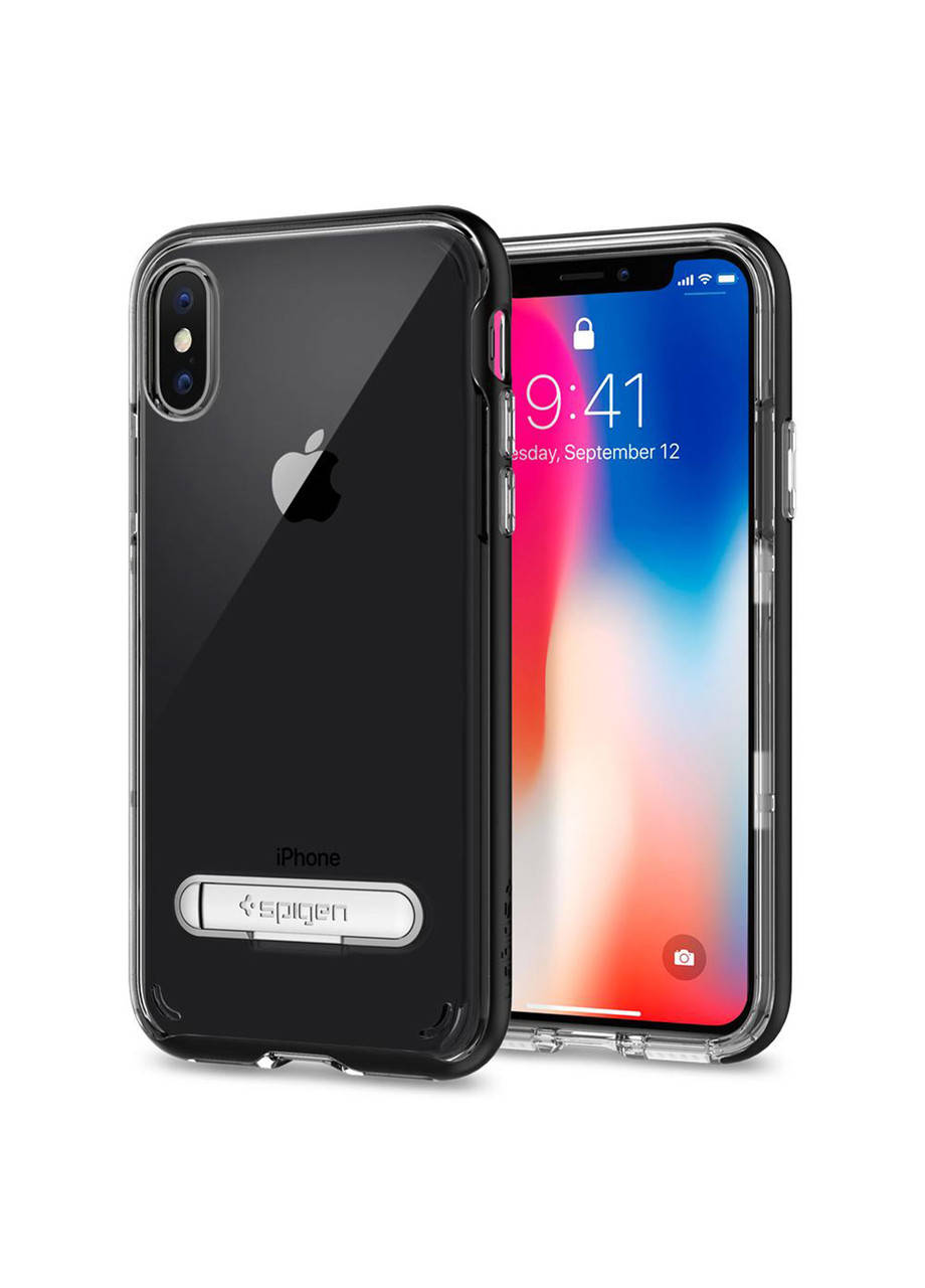 Чехол противоударный SGP A quality Crystal Hybrid с подставкой для iPhone Xs Max прозрачный Black, Черный
Чехол противоударный SGP A quality Crystal Hybrid с подставкой для iPhone Xs Max прозрачный Black, Черный