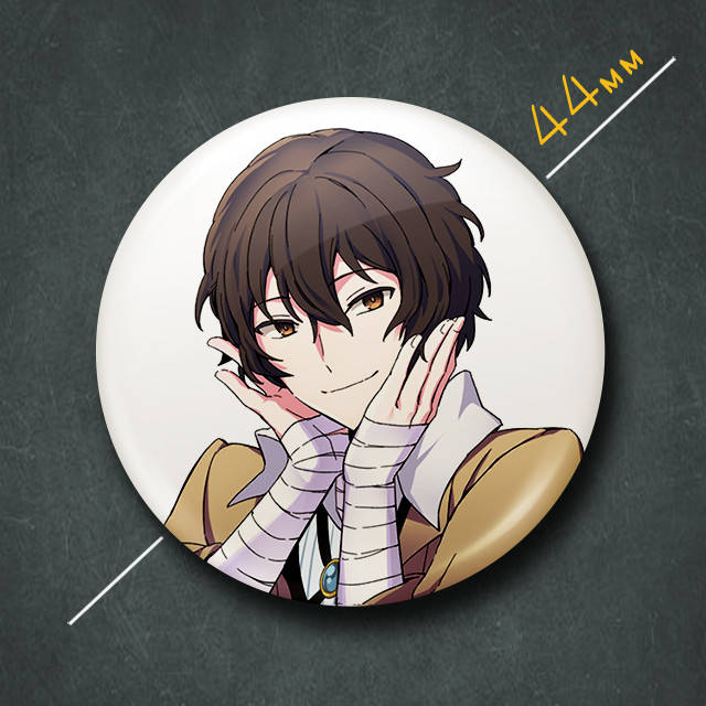 "Осаму Дазай (Проза бродячих псов / Bungo stray dogs)" значок круглый на булавке Ø44 мм
"Осаму Дазай (Проза бродячих псов / Bungo stray dogs)" значок круглый на булавке Ø44 мм