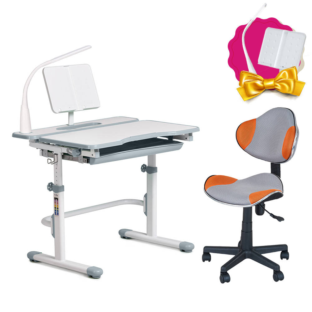 Комплект растущая парта Cubby Fressia Grey + детский стул для школьника FunDesk LST3 Orange, Серый
Комплект растущая парта Cubby Fressia Grey + детский стул для школьника FunDesk LST3 Orange, Серый