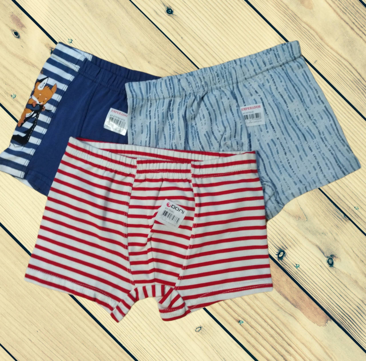 Трусы боксеры для мальчика набор 3 шт Размеры 6/7 лет, Разные цвета
Трусы боксеры для мальчика набор 3 шт Размеры 6/7 лет, Разные цвета