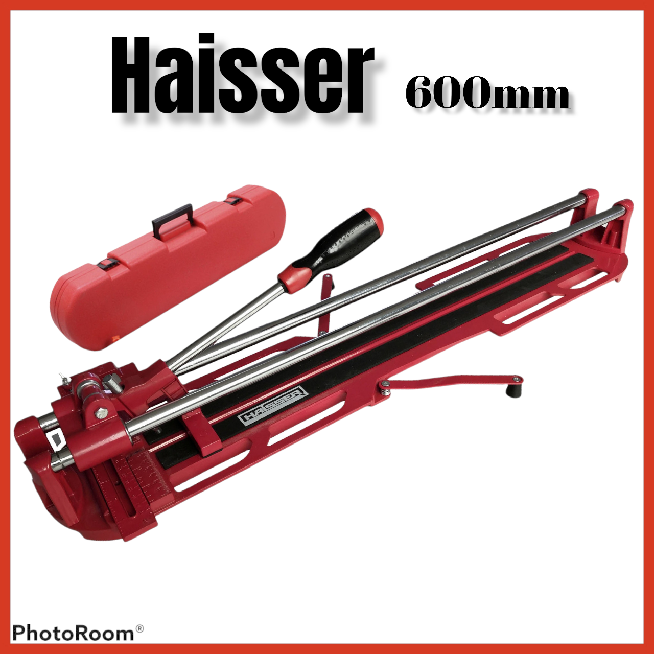 Плиткорез 600 мм Haisser в кейсе, Плиткорез на подшипниках две рельсы
Плиткорез 600 мм Haisser в кейсе, Плиткорез на подшипниках две рельсы