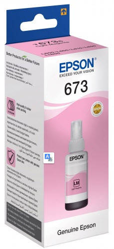 Чернила EPSON для L800/ L1800/ L805/ L810/ L850 Light-Magenta C13T67364A 70мл. оригинальные
Чернила EPSON для L800/ L1800/ L805/ L810/ L850 Light-Magenta C13T67364A 70мл. оригинальные