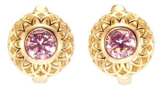 Серьги Xuping Позолота 18K английский замок "Выпуклые ажурные колечки с розовыми кристаллами"
Серьги Xuping Позолота 18K английский замок "Выпуклые ажурные колечки с розовыми кристаллами"