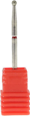Фреза алмазная - маленький шарик диаметр 2 мм, красный
Фреза алмазная - маленький шарик диаметр 2 мм, красный