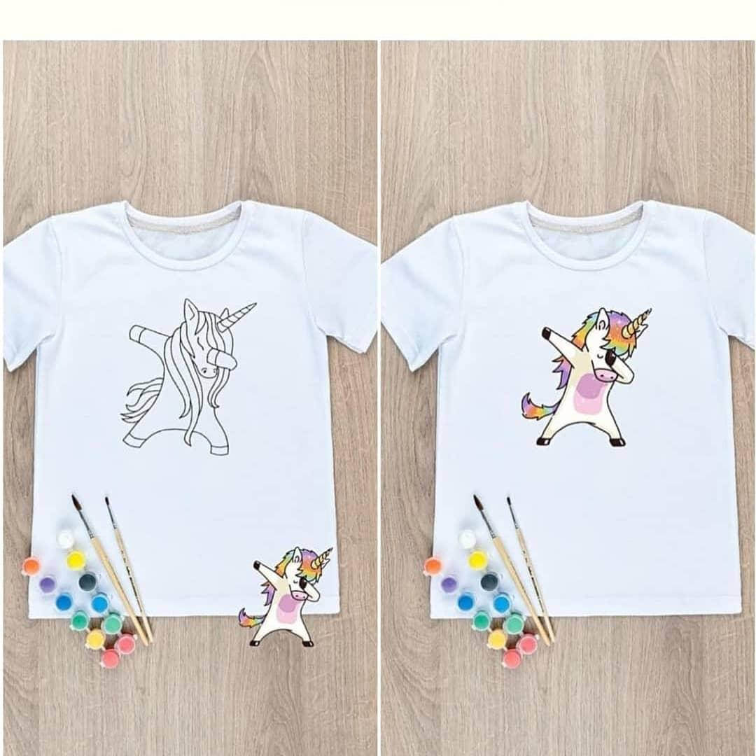 Футболка раскраска детская Единорог 140, Белый
Футболка раскраска детская Единорог 140, Белый