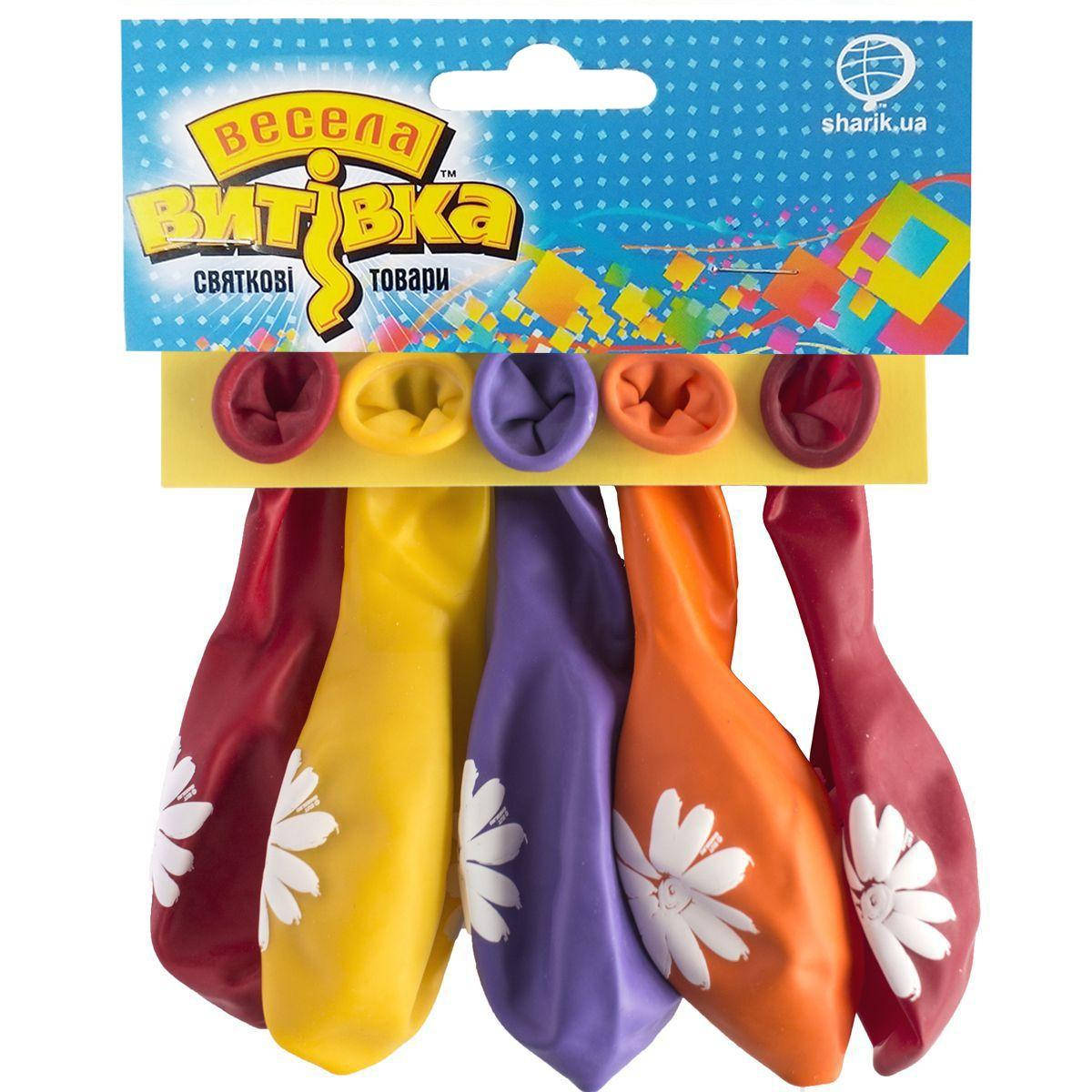 Набор латексных шаров "Ромашка" 30 см, 5 шт.
Набор латексных шаров "Ромашка" 30 см, 5 шт.