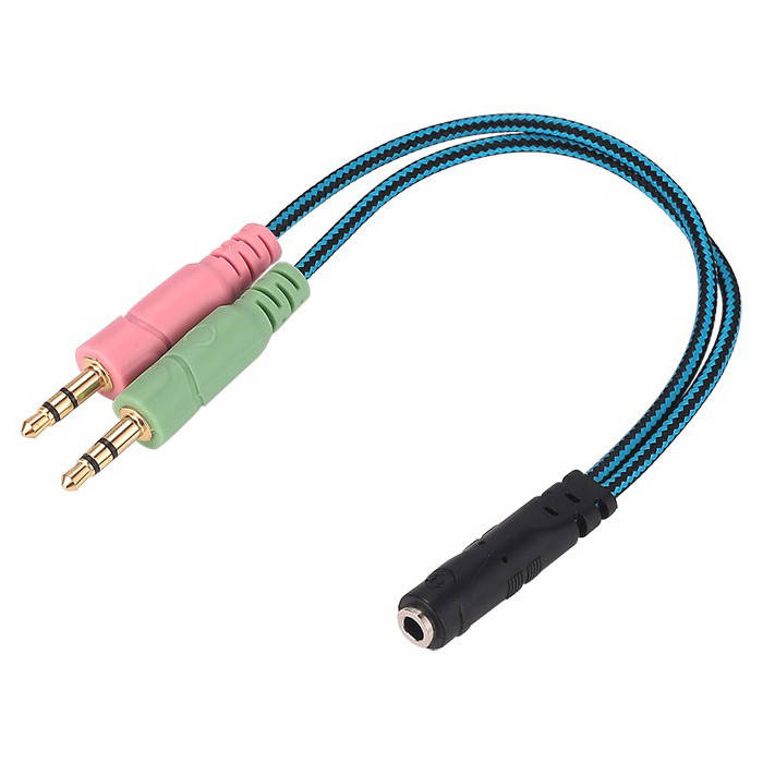 Переходник для наушников Kotion Each 4pin 3.5 мм F - 2 x 3pin 3.5 мм M 0.22 м Blue (SYA-1F2M-B), Синий
Переходник для наушников Kotion Each 4pin 3.5 мм F - 2 x 3pin 3.5 мм M 0.22 м Blue (SYA-1F2M-B), Синий