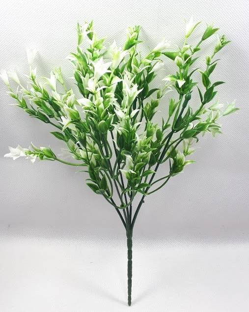 Зеленая с белым"аквилегия новая"30см куст искусственной зелени для декорирования, Белый
Зеленая с белым"аквилегия новая"30см куст искусственной зелени для декорирования, Белый