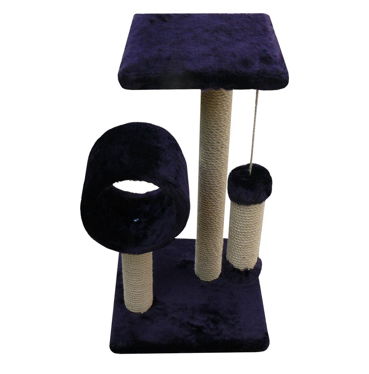 Когтеточка Фанкот джут Омега 37х37х76см Синий 
Когтеточка Фанкот джут Омега 37х37х76см Синий