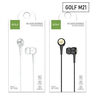 Вакуумные проводные наушники с микрофоном GOLF M21 Черный / Белый Гарнитура для смартфона, Разные цвета
Вакуумные проводные наушники с микрофоном GOLF M21 Черный / Белый Гарнитура для смартфона, Разные цвета