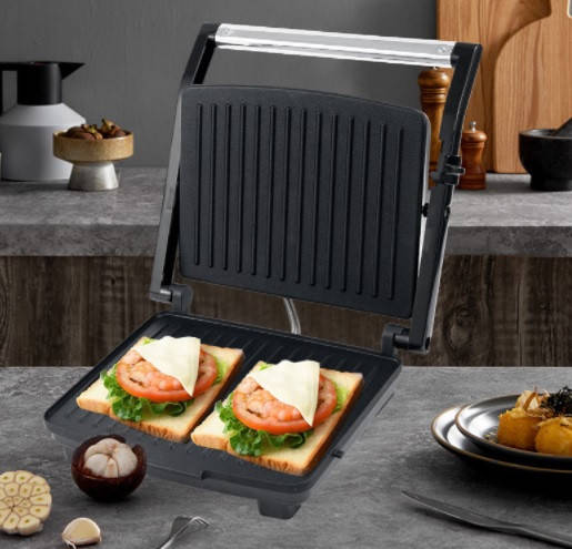 Универсальный электрогриль Sokany SK-202 (контактный, прижимной гриль) 2000Вт 
Универсальный электрогриль Sokany SK-202 (контактный, прижимной гриль) 2000Вт