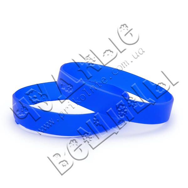 Браслет силиконовый (синий)
Браслет силиконовый (синий)