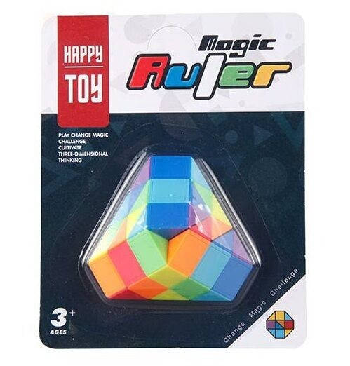 Логическая игра Magic Ruler МС 15-1 головоломка змейка Рубика детская развивающая для детей и взрослых, Разные цвета
Логическая игра Magic Ruler МС 15-1 головоломка змейка Рубика детская развивающая для детей и взрослых, Разные цвета