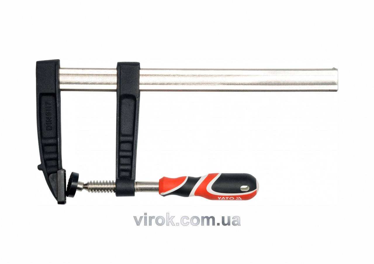 Струбцина F-образная YATO 250 х 80 мм YT-6446
Струбцина F-образная YATO 250 х 80 мм YT-6446
