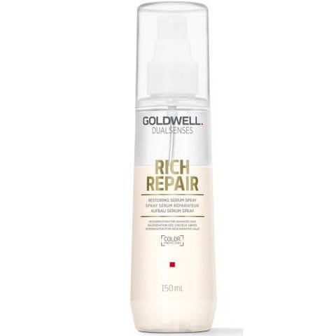 Сыворотка-спрей для термальной защиты волос Goldwell Dualsenses Rich Repair Thermo Leave-In Treatment 150 мл
Сыворотка-спрей для термальной защиты волос Goldwell Dualsenses Rich Repair Thermo Leave-In Treatment 150 мл