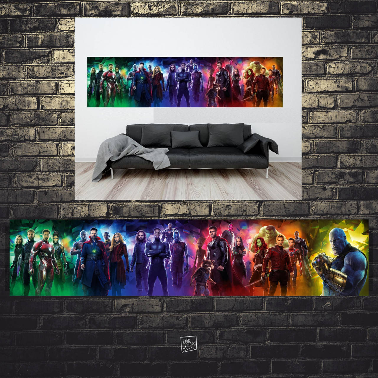 Постер "Панорама всех персонажей из фильма Мстители: Война Бесконечности". Avengers: Infinity War. Размер
Постер "Панорама всех персонажей из фильма Мстители: Война Бесконечности". Avengers: Infinity War. Размер