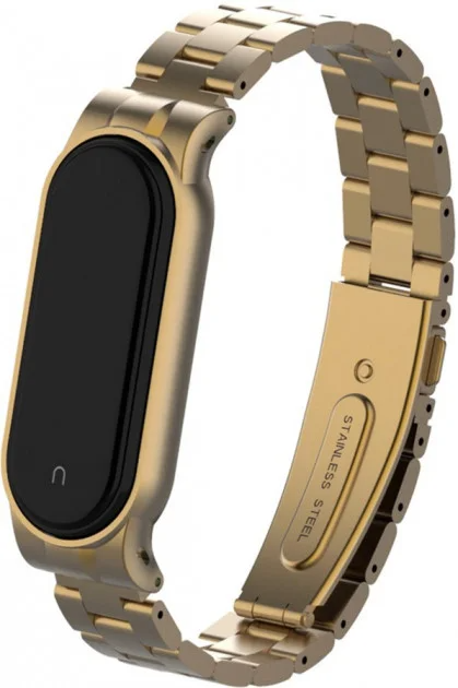 Ремешок металлический stainless steel для фитнес-трекера Xiaomi Mi Band 5/6 Сяоми Ми Бенд 5/6 Золотой
Ремешок металлический stainless steel для фитнес-трекера Xiaomi Mi Band 5/6 Сяоми Ми Бенд 5/6 Золотой