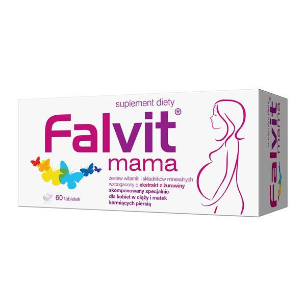Falvit mama - витамины и минералы для женщин во время беременности и кормления грудью, 60 шт
Falvit mama - витамины и минералы для женщин во время беременности и кормления грудью, 60 шт