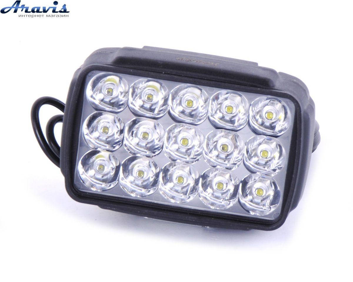 Дополнительные светодиодные фары LED прямоугольные 30W 2W*15 92*60*57mm JP060 пластик стробоскоп дальний свет, Черный
Дополнительные светодиодные фары LED прямоугольные 30W 2W*15 92*60*57mm JP060 пластик стробоскоп дальний свет, Черный