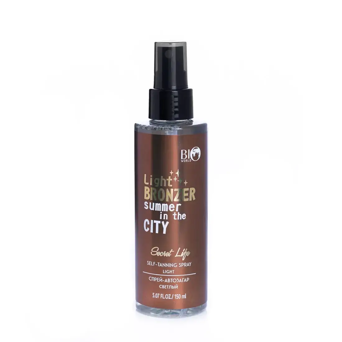 Спрей-автозагар, светлый Bio World Secret Life Self-Tanning Spray Warm (150мл)
Спрей-автозагар, светлый Bio World Secret Life Self-Tanning Spray Warm (150мл)