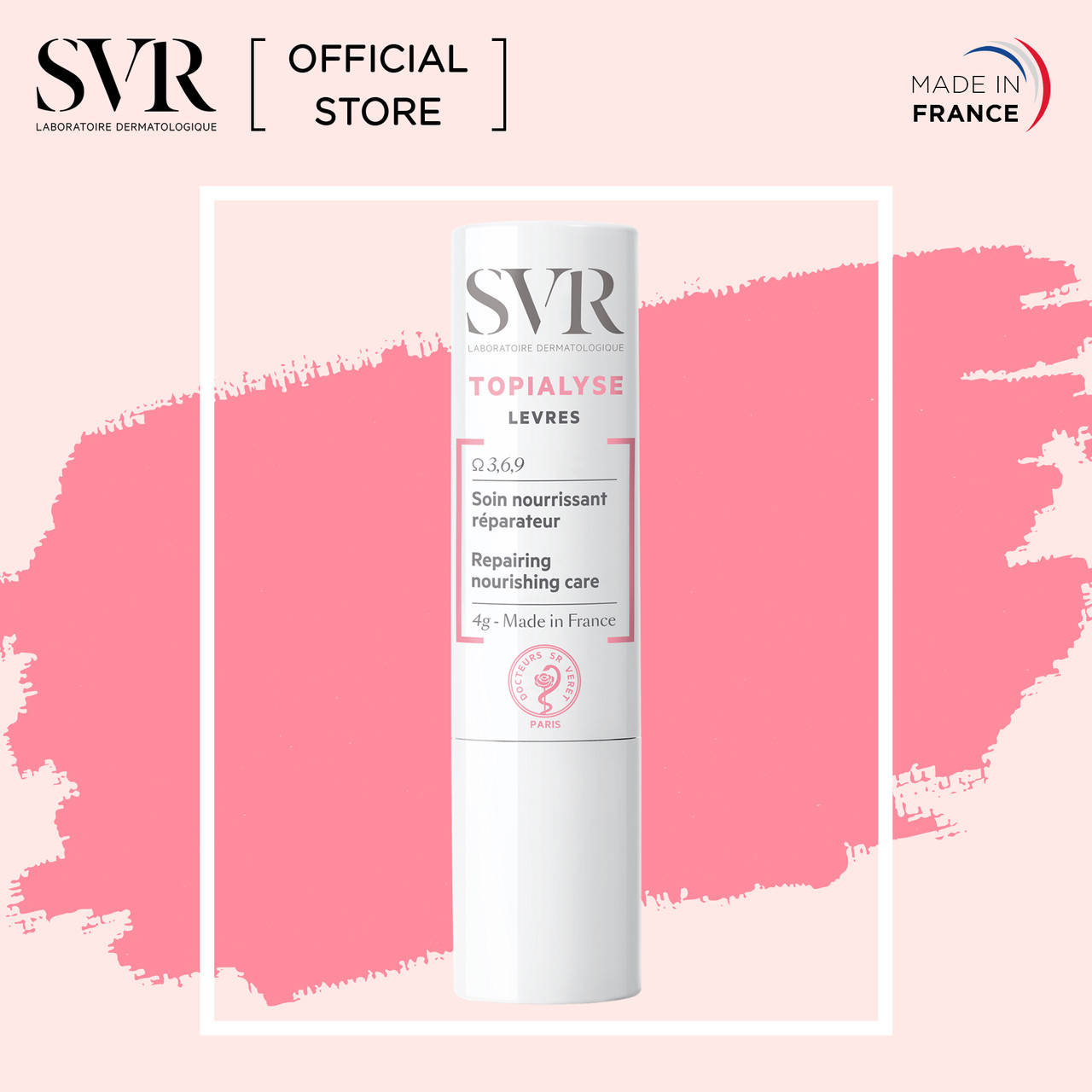 Бальзам в стике для сухих чувствительных губ СВР Топиалис SVR Topialyse Levres Repairing Nourishing Care 4г
Бальзам в стике для сухих чувствительных губ СВР Топиалис SVR Topialyse Levres Repairing Nourishing Care 4г
