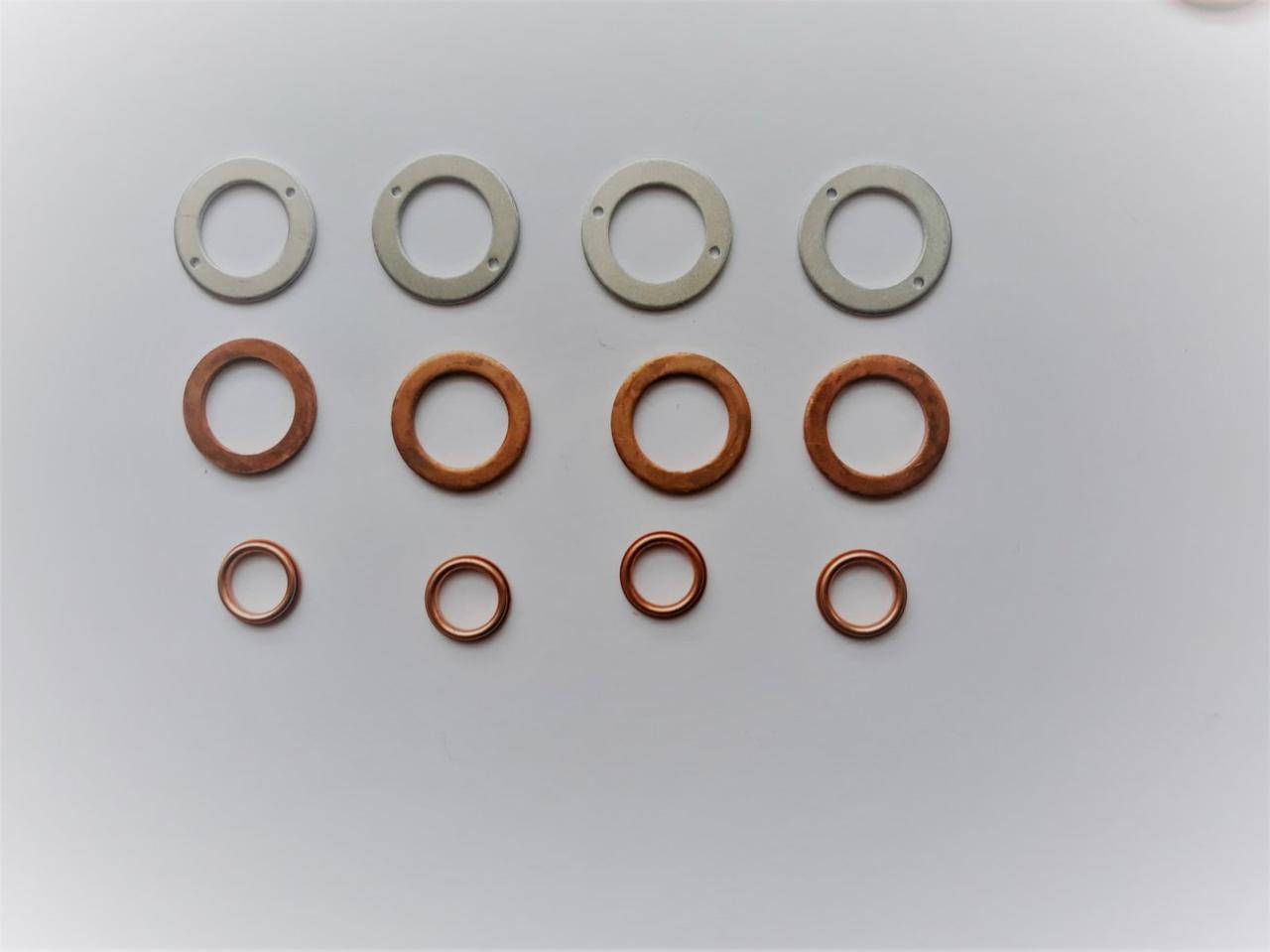 Комплект шайб для форсунок двигателя 4D56 (12 штук)
Комплект шайб для форсунок двигателя 4D56 (12 штук)