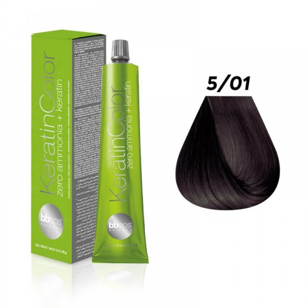Безаммиачная Стойкая Крем-Краска Для Волос BBcos Keratin Color 5/01 Каштановый Светлый, 100 Мл
Безаммиачная Стойкая Крем-Краска Для Волос BBcos Keratin Color 5/01 Каштановый Светлый, 100 Мл